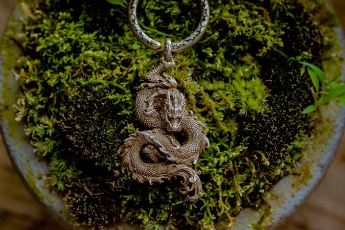 Photo clay pendant